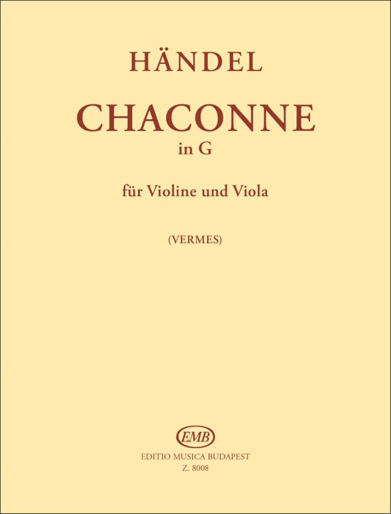 Chaconne in G für Violine und Viola